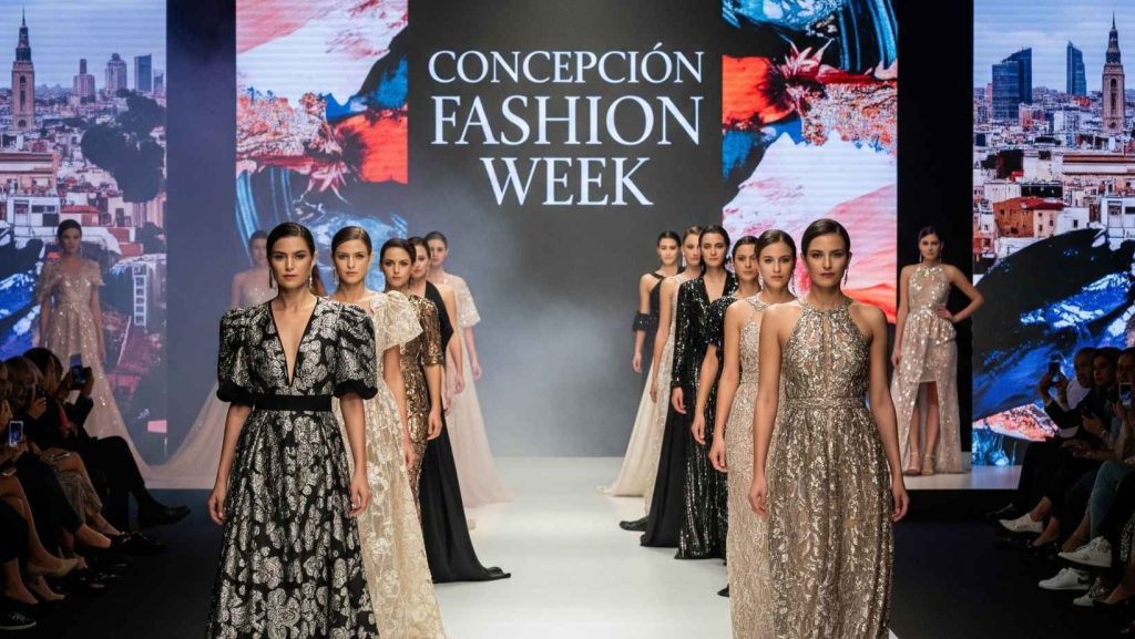 Concepción Fashio Week 2025. Imagen realizada con inteligencia artificial.