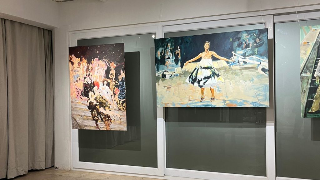 Imagen en la exposición "Tela sobre tela", sacada por Francisca Ruiz, fundadora de Blog de Cero.