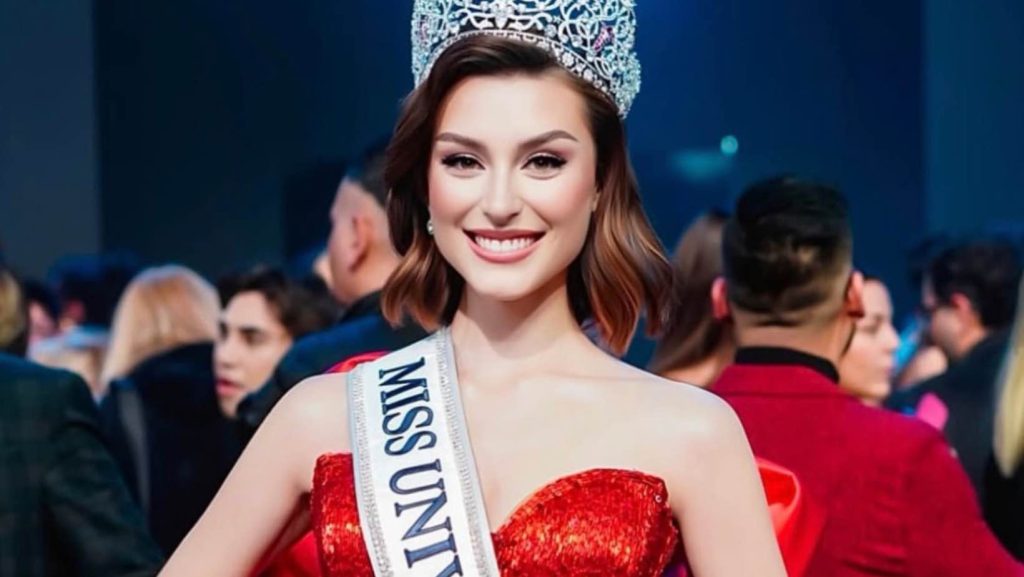 Dominga López gana Miss Universo Chile 2026 usando diseño de autor. Imagen de Instagram.