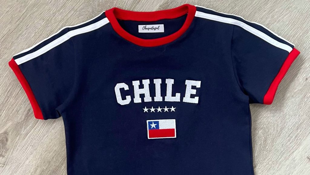Baby tees chilenas. Imagen de la marca Chaquetazul.